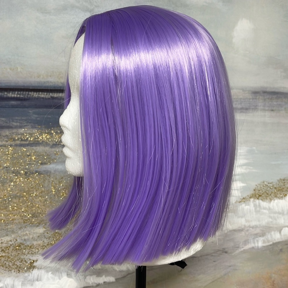 HAIR, 13” Bob, no bangs, Lavender/Lilac/Purple